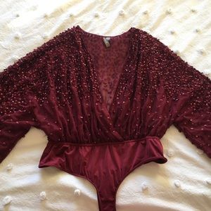 ASOS Sequin Bodysuit